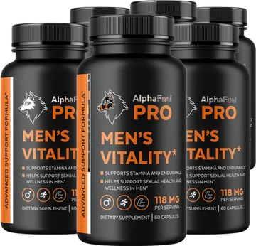 AlphaFuel Pro six bottles, 180-day supply