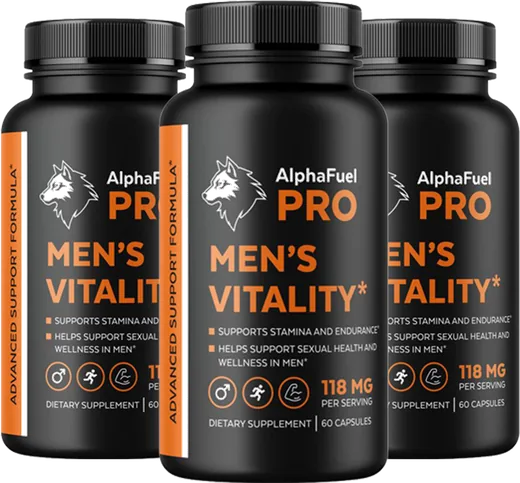 AlphaFuel Pro bottles photographed for our review